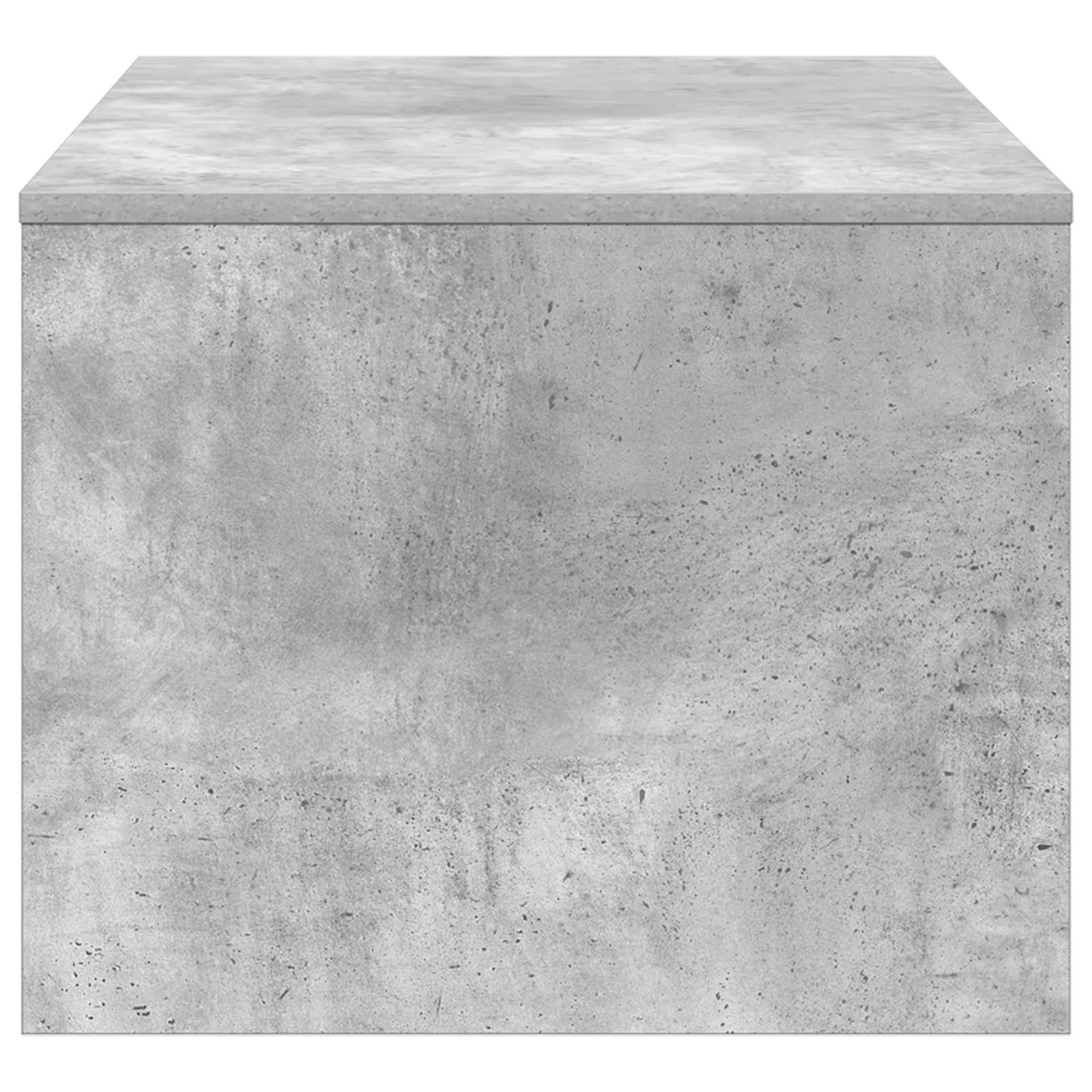 vidaXL Coffee Table Concrete Grey 80 x 50 x 40 cm Engineered Wood 6