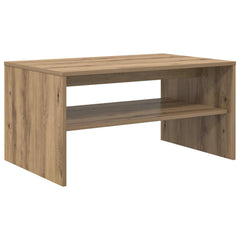 vidaXL Coffee Table Artisan Oak 80 x 50 x 40 cm Engineered Wood 2