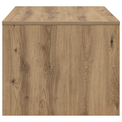 vidaXL Coffee Table Artisan Oak 80 x 50 x 40 cm Engineered Wood 6
