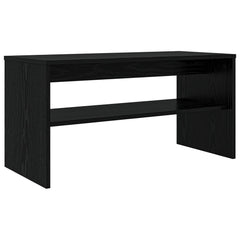 vidaXL TV Cabinet 80 x 35 x 40 cm Black Oak Engineered Wood 2