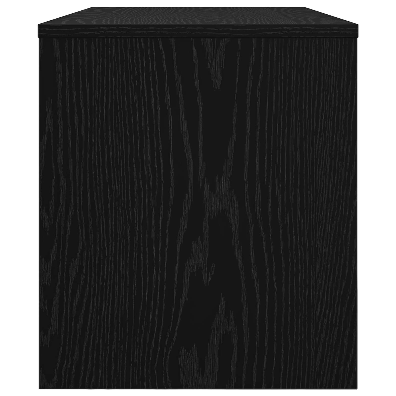 vidaXL TV Cabinet 80 x 35 x 40 cm Black Oak Engineered Wood 6