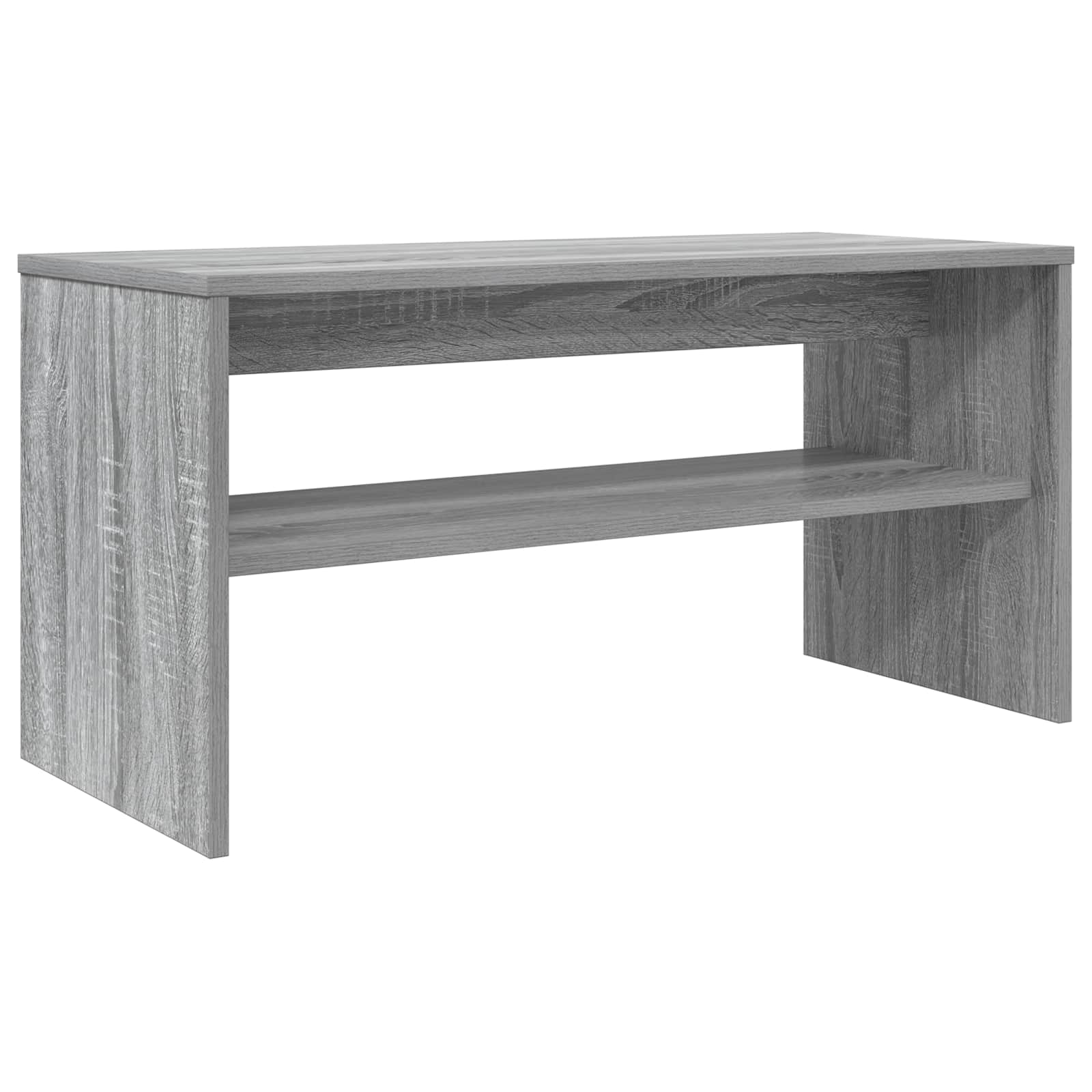 vidaXL TV Cabinet 80 x 35 x 40 cm Grey Sonoma Engineered Wood 2