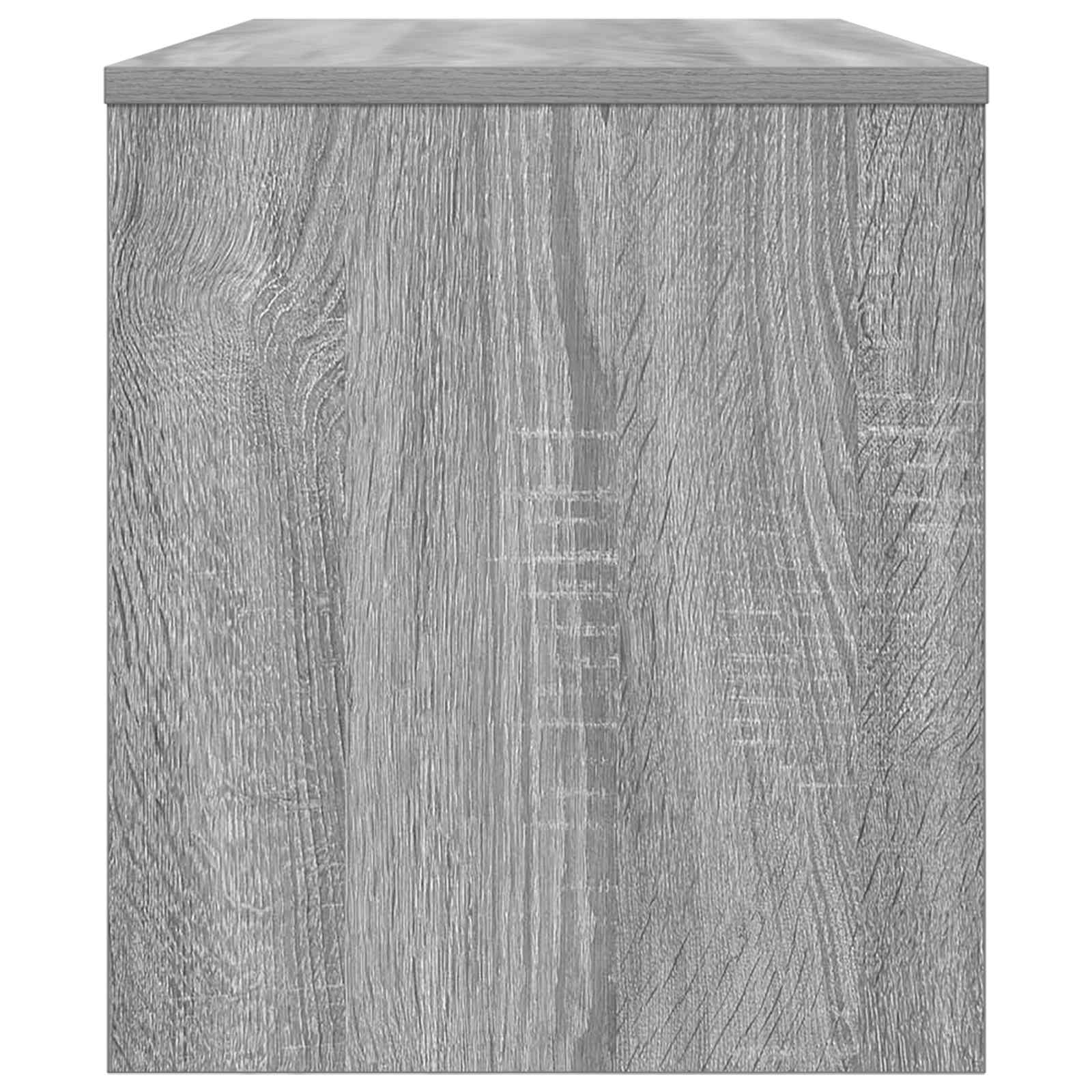 vidaXL TV Cabinet 80 x 35 x 40 cm Grey Sonoma Engineered Wood 6