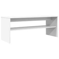 vidaXL TV Cabinet 100 x 35 x 40 cm White Engineered Wood 2