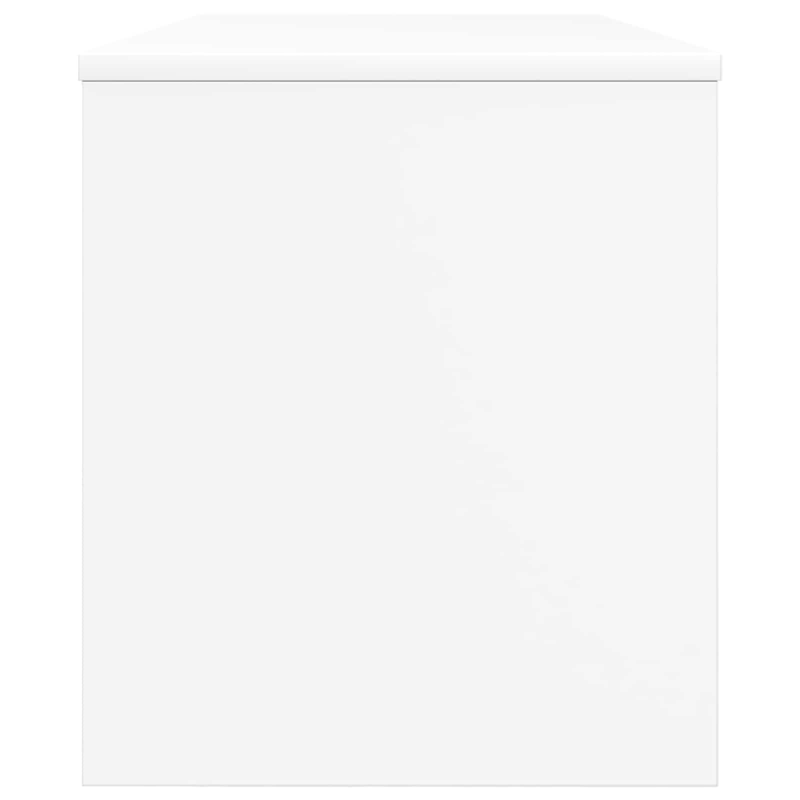 vidaXL TV Cabinet 100 x 35 x 40 cm White Engineered Wood 6