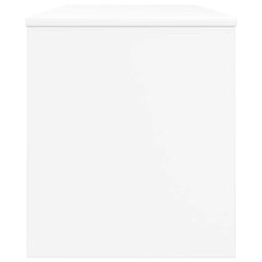 vidaXL TV Cabinet 100 x 35 x 40 cm White Engineered Wood 6