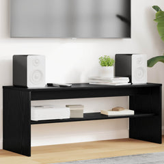 vidaXL TV Cabinet 100 x 35 x 40 cm Black Oak Engineered Wood 1