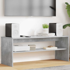vidaXL TV Cabinet 100 x 35 x 40 cm Concrete Grey Engineered Wood 1