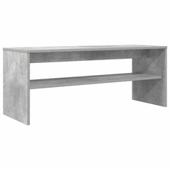 vidaXL TV Cabinet 100 x 35 x 40 cm Concrete Grey Engineered Wood 2