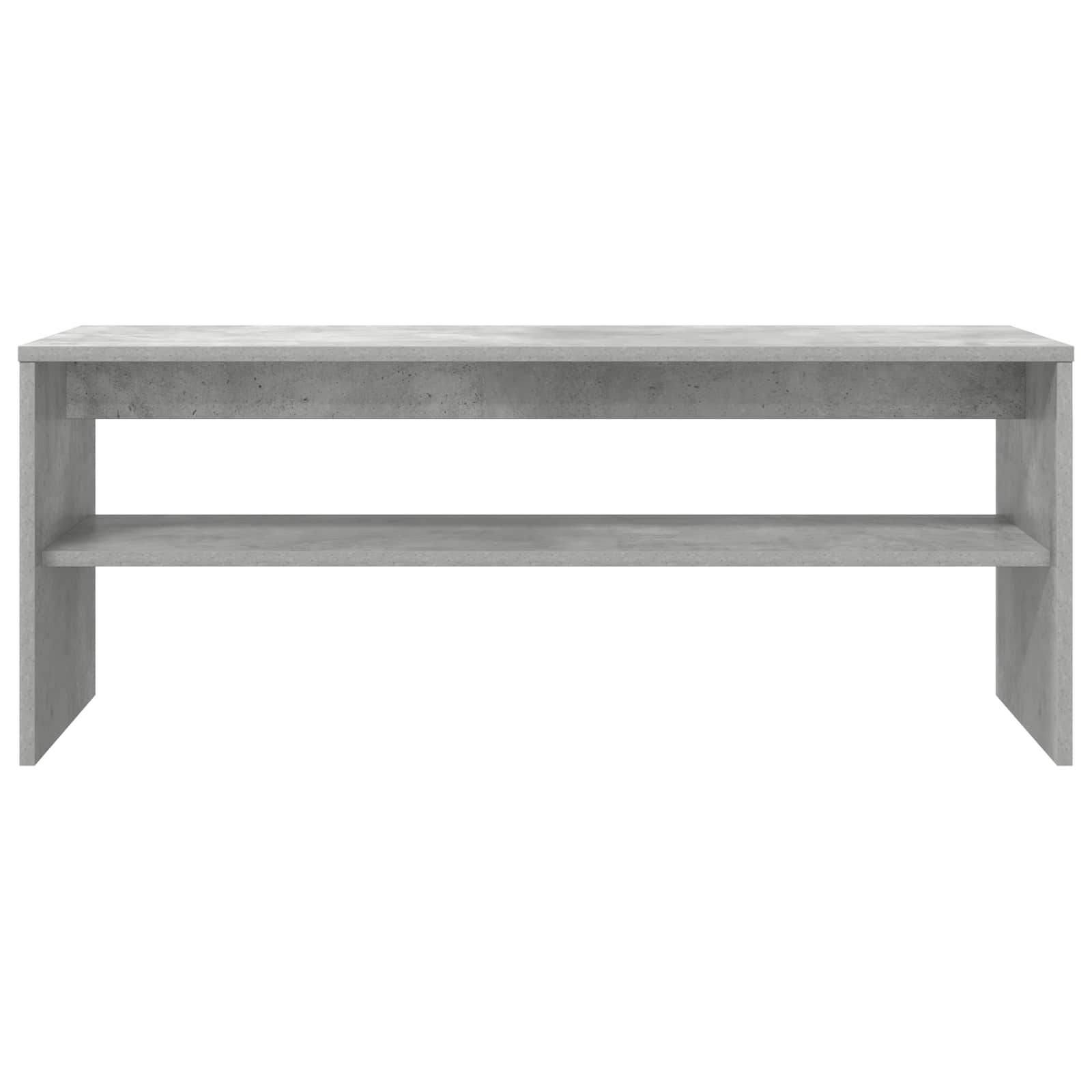 vidaXL TV Cabinet 100 x 35 x 40 cm Concrete Grey Engineered Wood 5