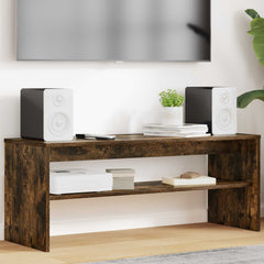 vidaXL TV Cabinet 100 x 35 x 40 cm Smoked Oak Engineered Wood 1