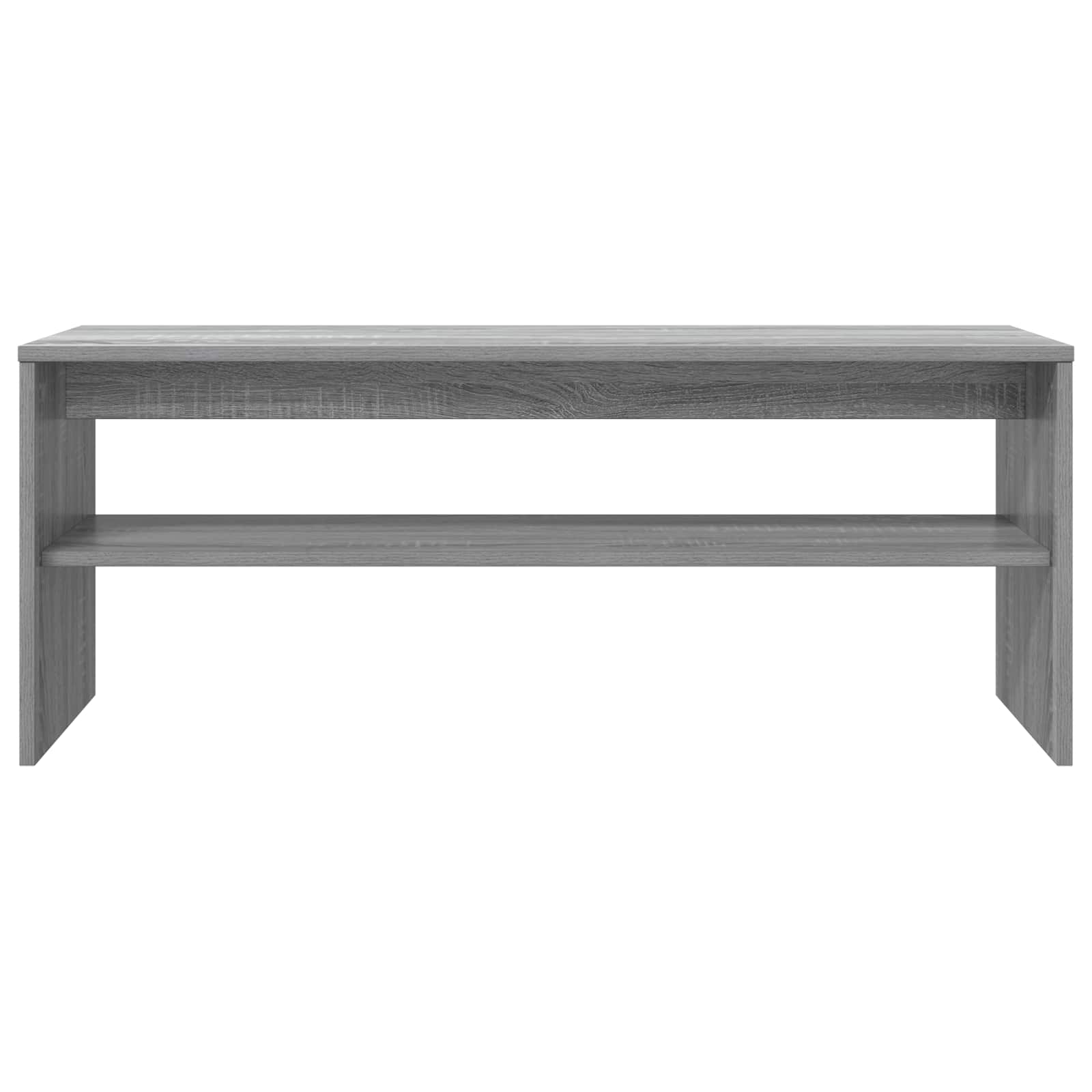 vidaXL TV Cabinet 100 x 35 x 40 cm Grey Sonoma Engineered Wood 5