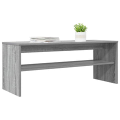 vidaXL TV Cabinet 100 x 35 x 40 cm Grey Sonoma Engineered Wood 3