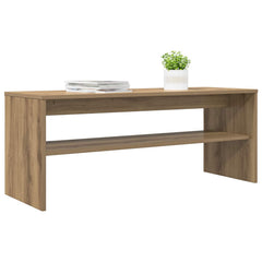 vidaXL TV Cabinet 100 x 35 x 40 cm Artisan Oak Engineered Wood 3