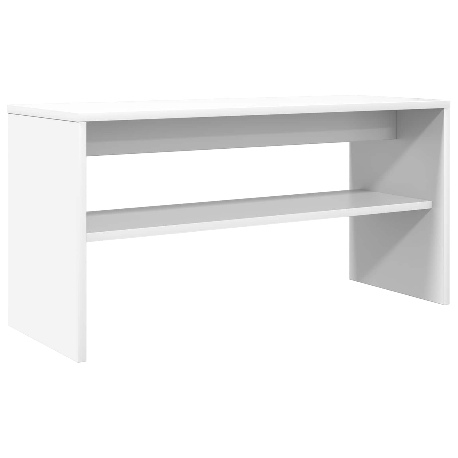 vidaXL TV Cabinet 80 x 30 x 40 cm White Engineered Wood 2