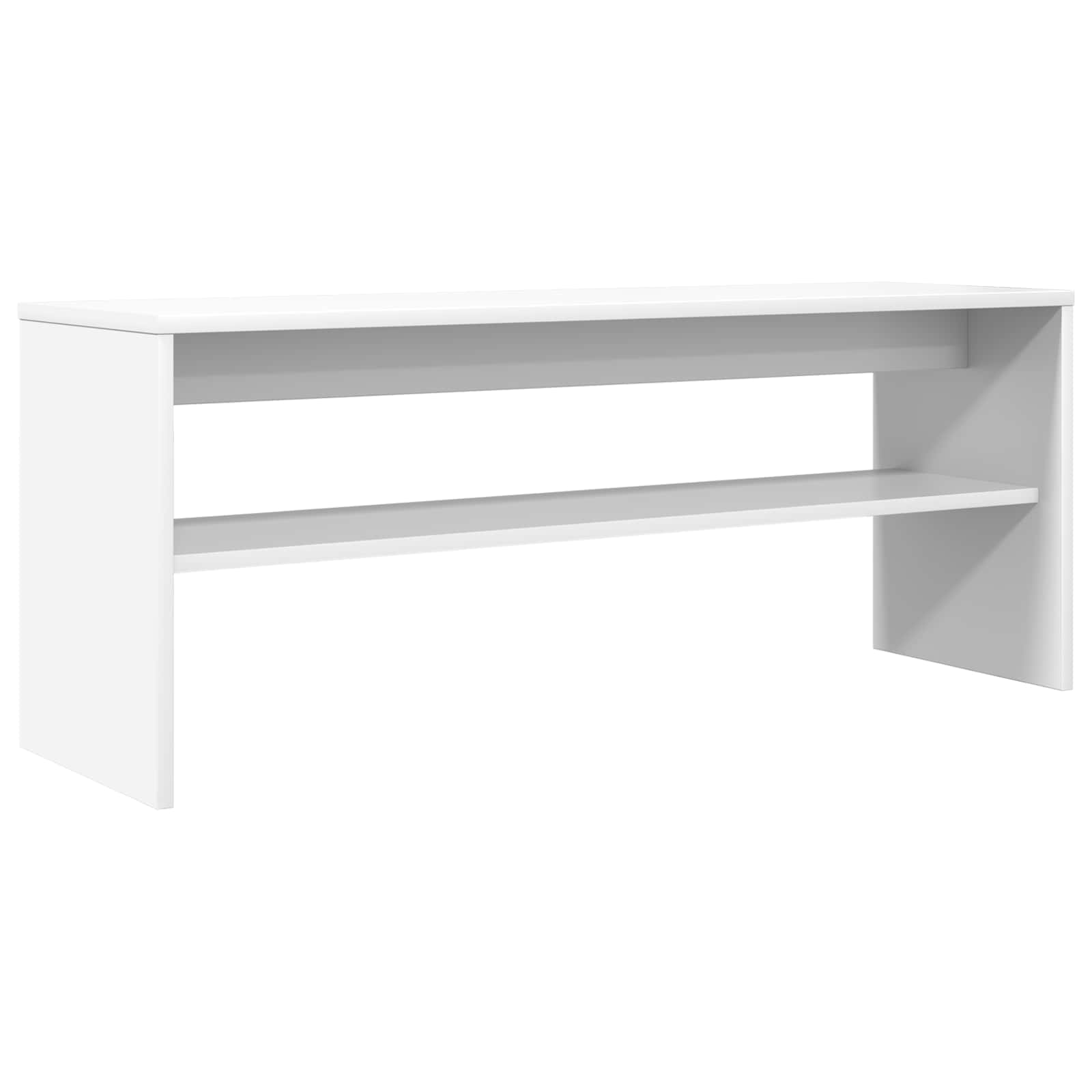 vidaXL TV Cabinet 100 x 30 x 40 cm White Engineered Wood 2