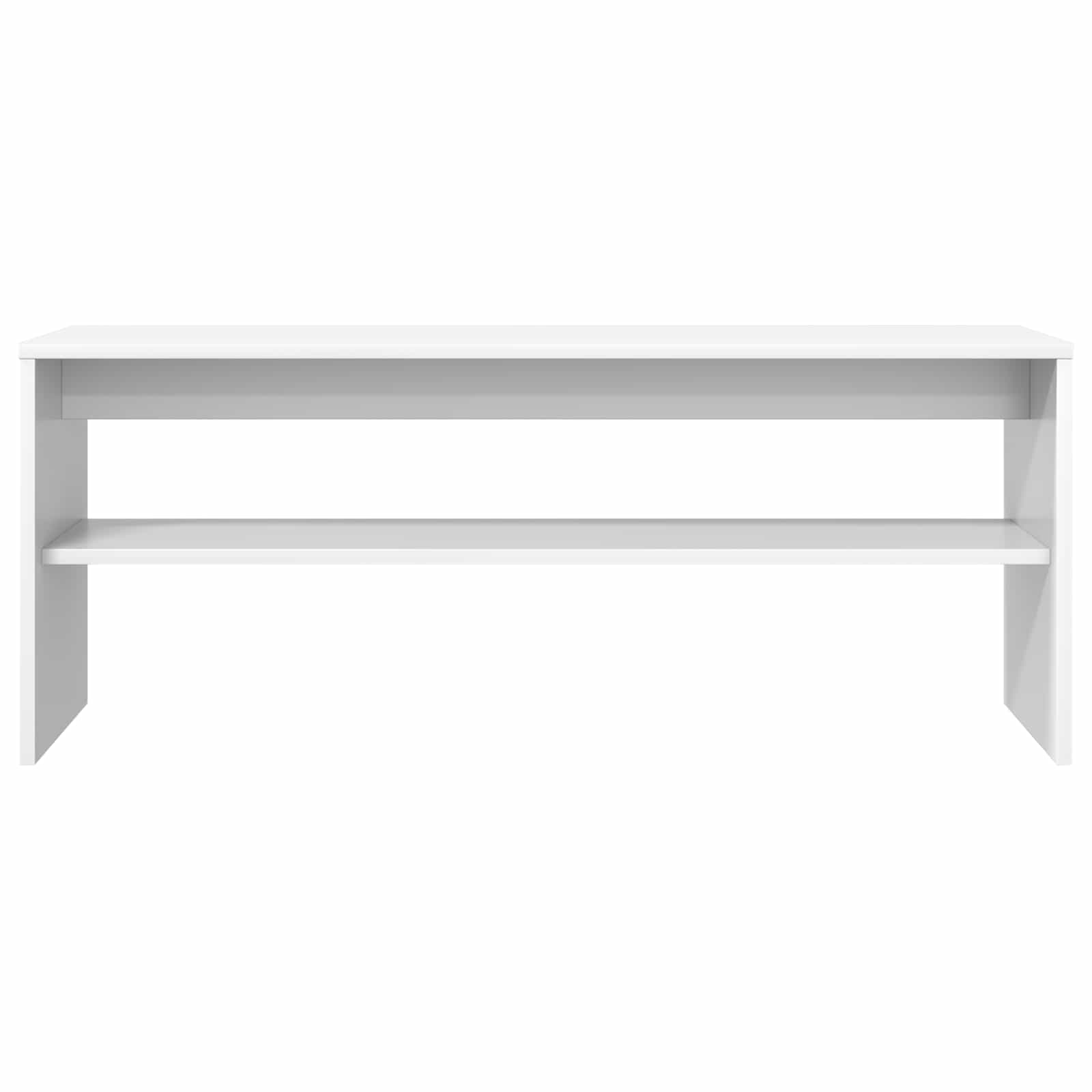 vidaXL TV Cabinet 100 x 30 x 40 cm White Engineered Wood 5