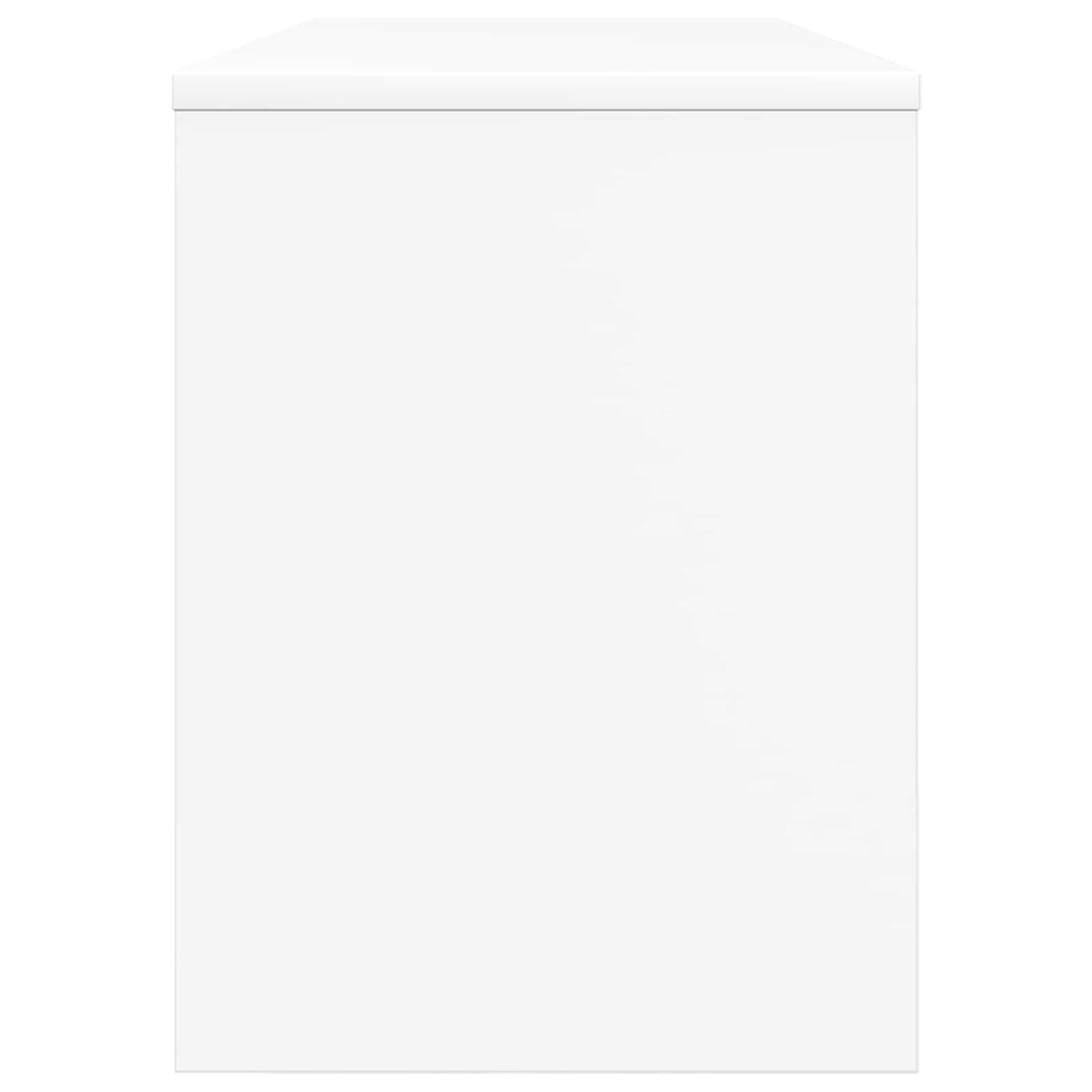 vidaXL TV Cabinet 100 x 30 x 40 cm White Engineered Wood 6