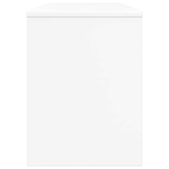 vidaXL TV Cabinet 100 x 30 x 40 cm White Engineered Wood 6