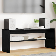vidaXL TV Cabinet 100 x 30 x 40 cm Black Oak Engineered Wood 1