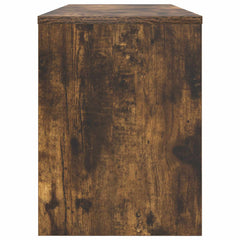 vidaXL TV Cabinet 100 x 30 x 40 cm Smoked Oak Engineered Wood 6