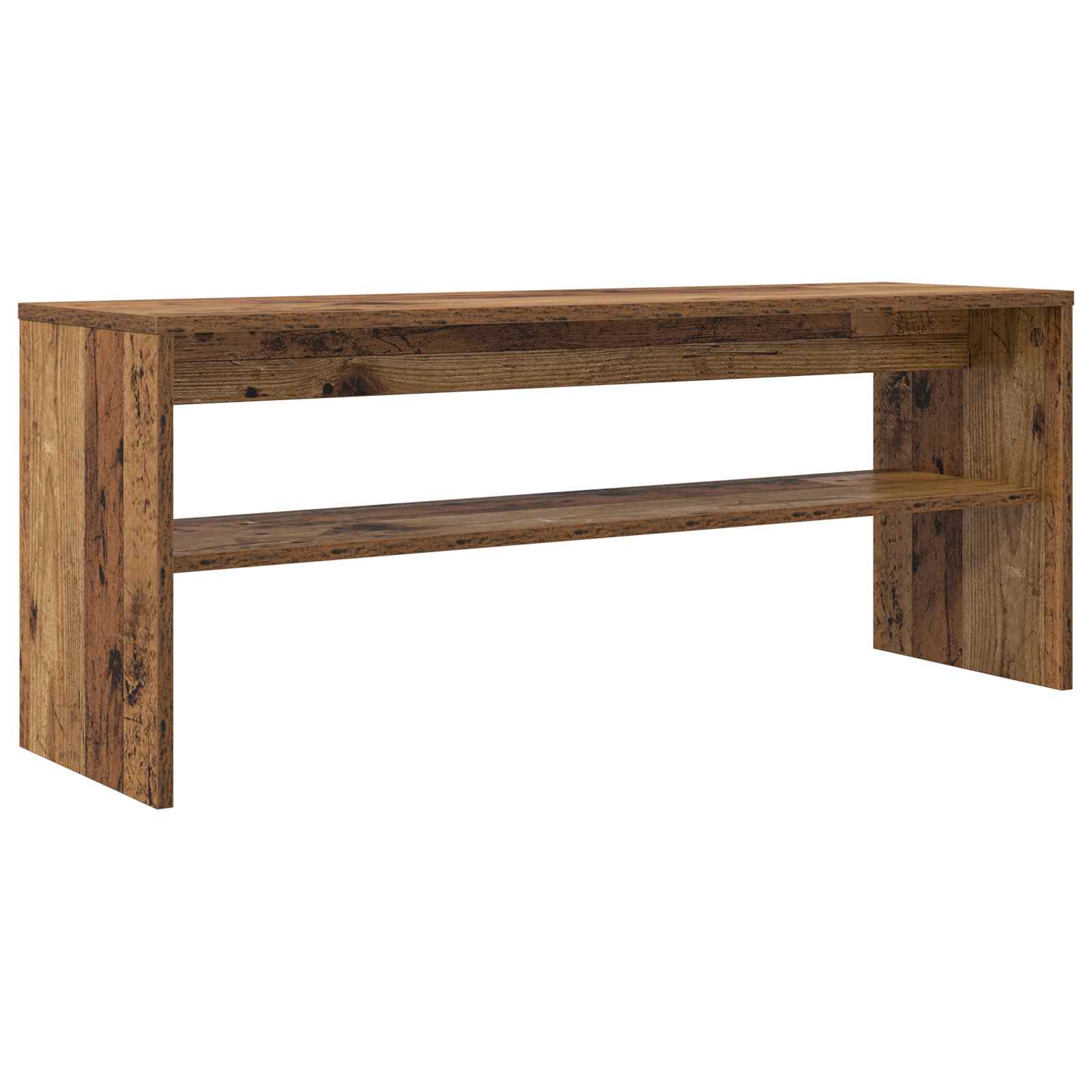 vidaXL TV Cabinet 100 x 30 x 40 cm Old Wood Engineered Wood 2