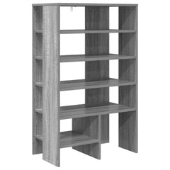 vidaXL Shoe Cabinet 2 pcs 62 x 35 x 100 cm Engineered Wood Grey Sonoma 5