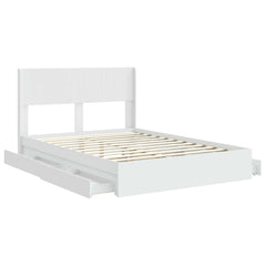 Bed Frame Storage Headboard Length White