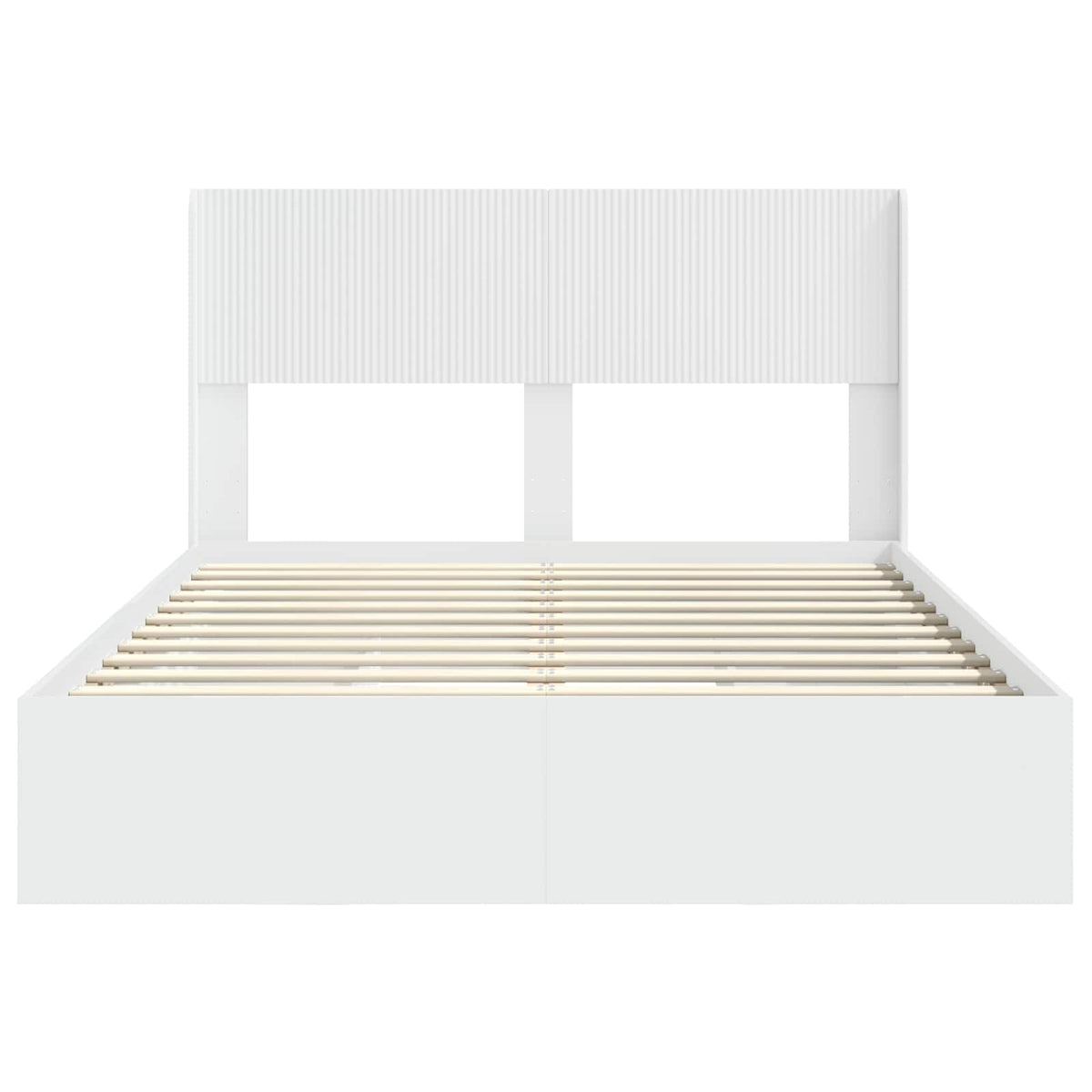 Bed Frame Storage Headboard Length White
