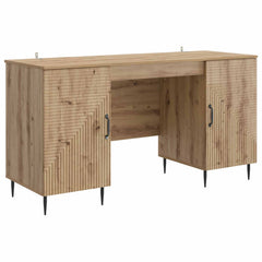Desk 142.5 x 50 x 75 cm Engineered Wood Artisan oak