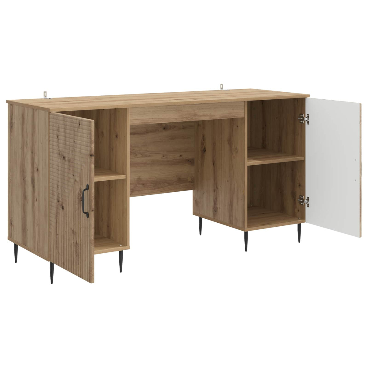 Desk 142.5 x 50 x 75 cm Engineered Wood Artisan oak