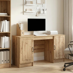 Desk 142.5 x 50 x 75 cm Engineered Wood Artisan oak