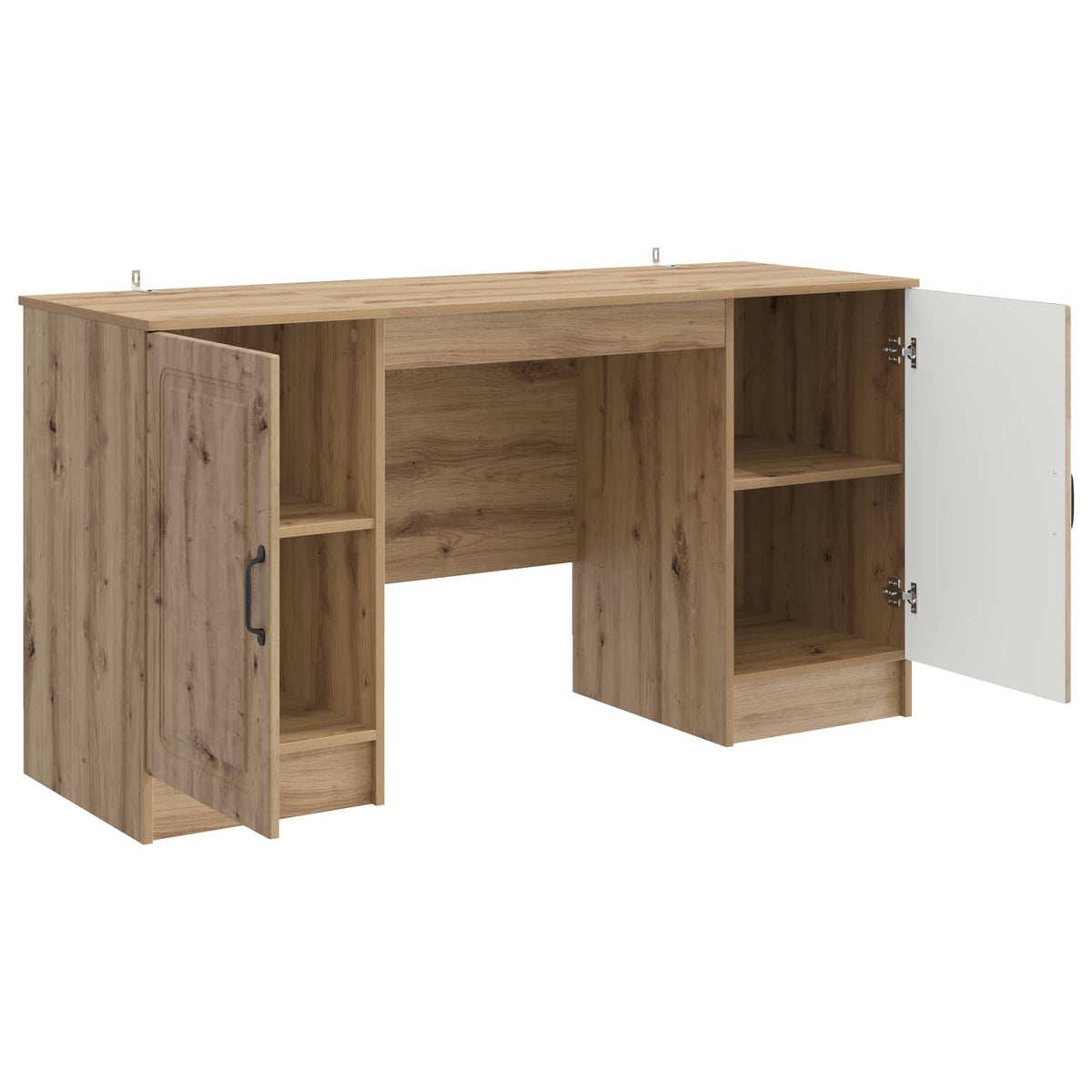 Desk 142.5 x 50 x 75 cm Engineered Wood Artisan oak