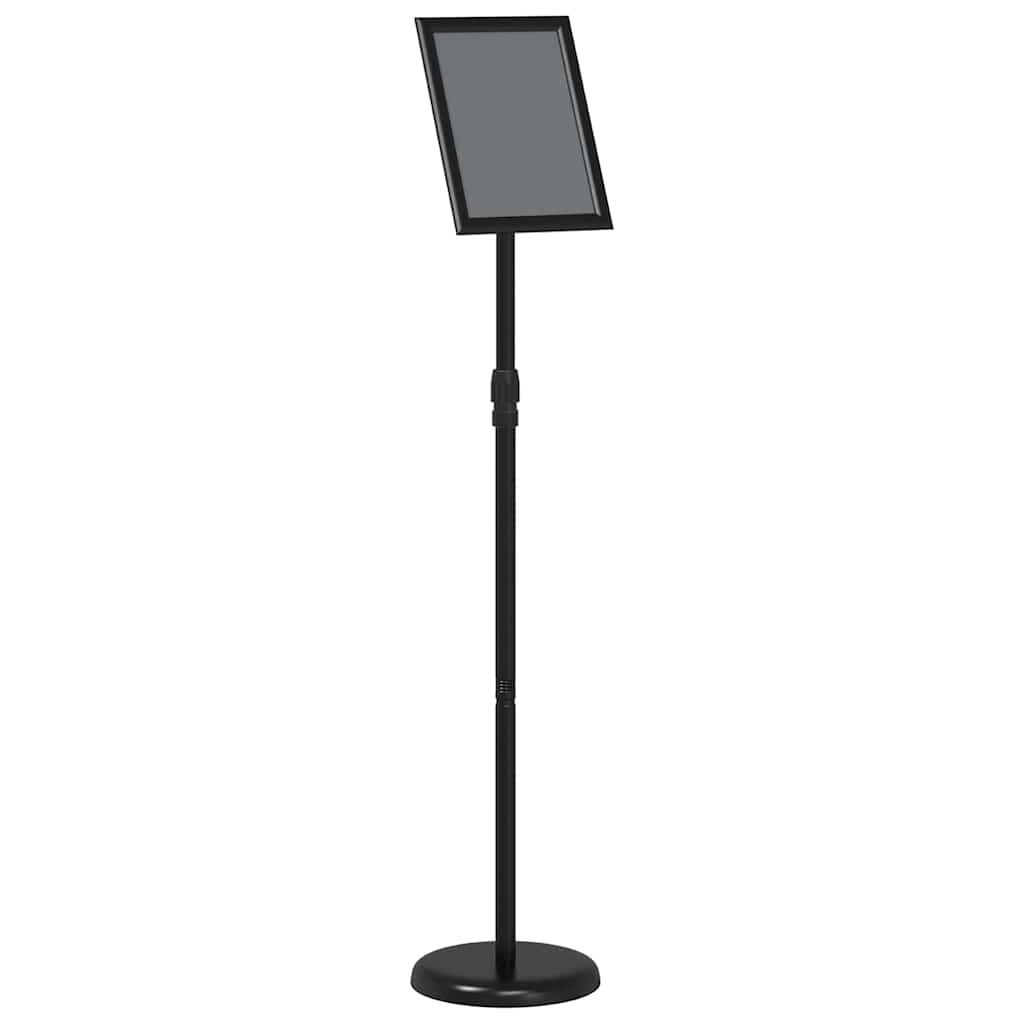 vidaXL Trade Show Displays Black 25 x 25 x 125 cm Aluminum 2