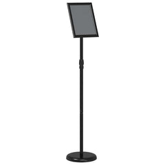vidaXL Trade Show Displays Black 25 x 25 x 125 cm Aluminum 2