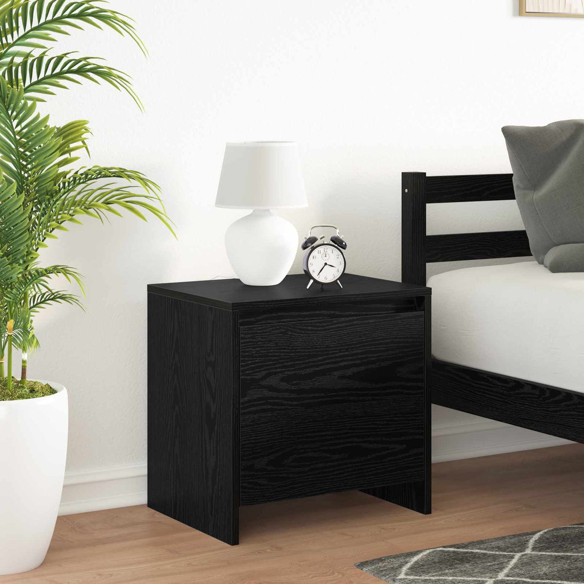 vidaXL Bedside Cabinet 45x34x44.5 cm Engineered Wood