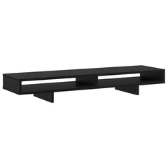 vidaXL Monitor Stand Black 100 x 27 x 15 cm Engineered Wood 6