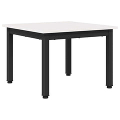 vidaXL Coffee Table White 50 x 50 x 36 cm Solid Pine Wood 2