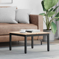vidaXL Coffee Table Natural 60 x 60 x 36 cm Solid Pine Wood 1