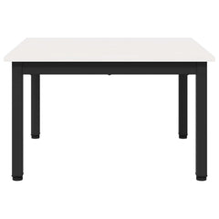 vidaXL Coffee Table White 60 x 60 x 36 cm Solid Pine Wood 6