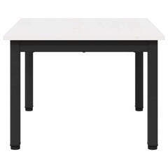 vidaXL Coffee Table White 60 x 50 x 36 cm Solid Pine Wood 6