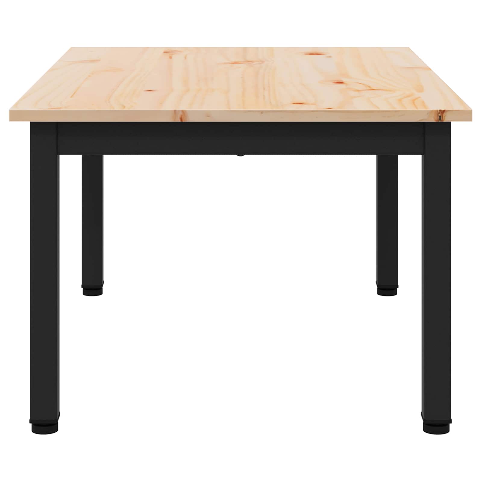 vidaXL Coffee Table Natural 70 x 50 x 36 cm Solid Pine Wood 6
