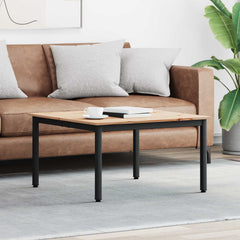 vidaXL Coffee Table Solid Pine Wood Natural
