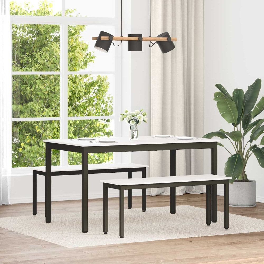 Bench Solid Pine Wood White 110 x 35 x 45 cm