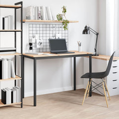 vidaXL Dining Table Natural 110 x 55 x 75 cm Solid Pine Wood 4