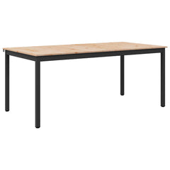 vidaXL Dining Table Natural 180 x 90 x 75 cm Solid Pine Wood 2