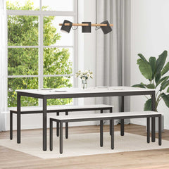 vidaXL Dining Table White 180 x 90 x 75 cm Solid Pine Wood 1