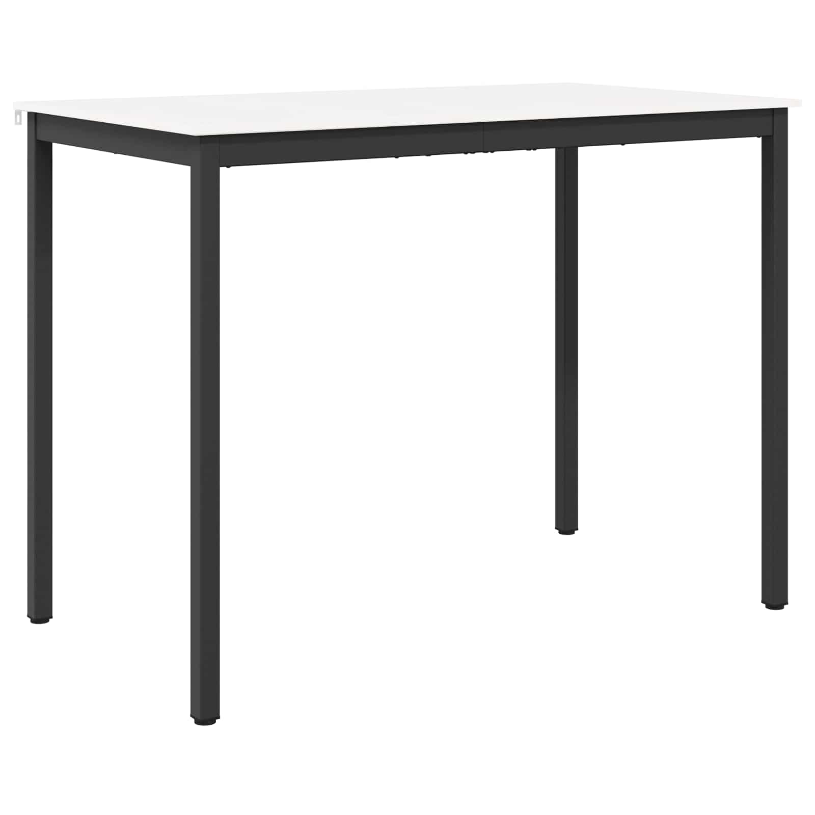 vidaXL Bar Table White 140 x 80 x 105 cm Solid Pine Wood 2