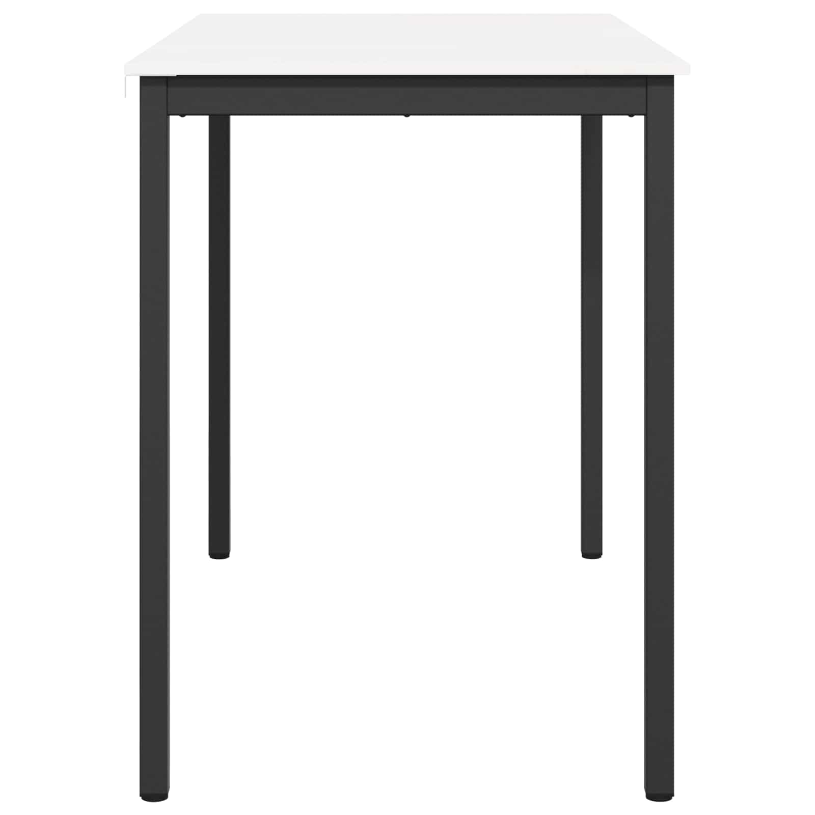 vidaXL Bar Table White 140 x 80 x 105 cm Solid Pine Wood 6