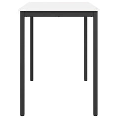 vidaXL Bar Table White 140 x 80 x 105 cm Solid Pine Wood 6